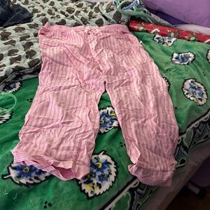 Victoria's Secret Pink Striped Pajama Pants